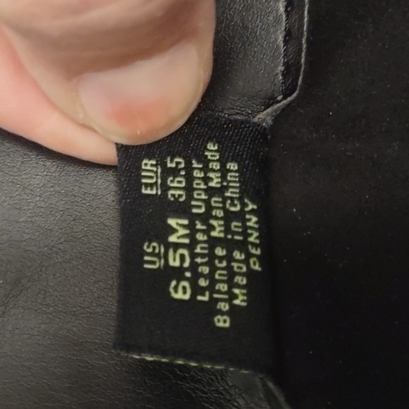 Sam Edelman tall, 100% leather, black, zip up "Penny" boots Size 6.5 Medium - Picture 10 of 16